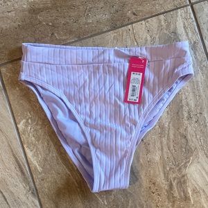 Xhilaration swimsuit bottoms lavender high waisted NWT